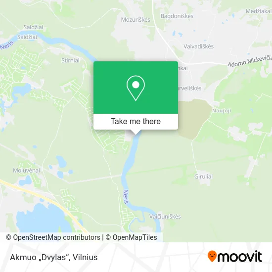 Карта Akmuo „Dvylas“