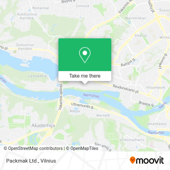 Карта Packmak Ltd.