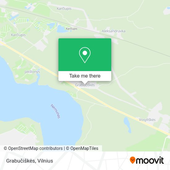 Карта Grabučiškės
