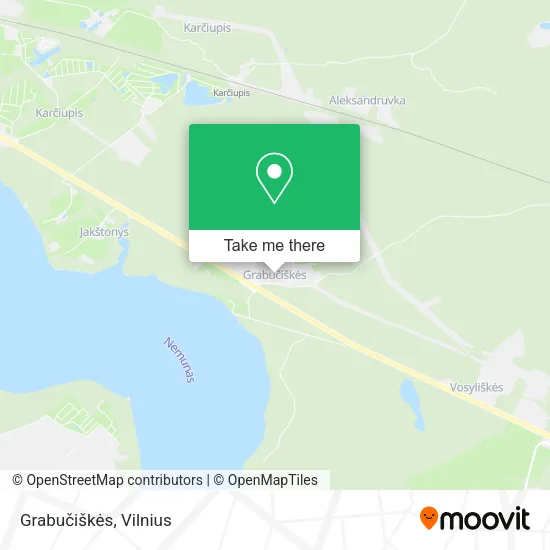 Карта Grabučiškės