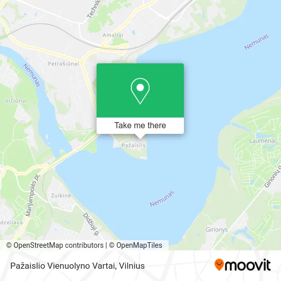 Карта Pažaislio Vienuolyno Vartai