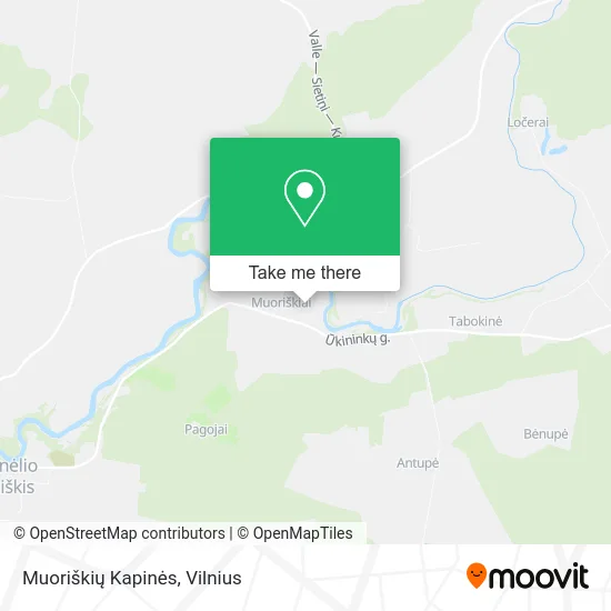 Карта Muoriškių Kapinės