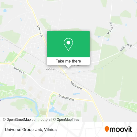 Карта Universe Group Uab