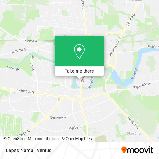 Карта Lapės Namai