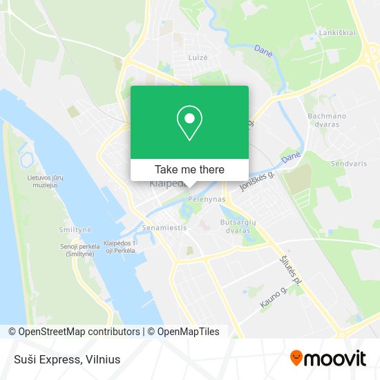 Карта Suši Express