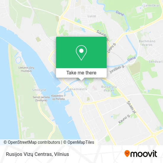 Карта Rusijos Vizų Centras