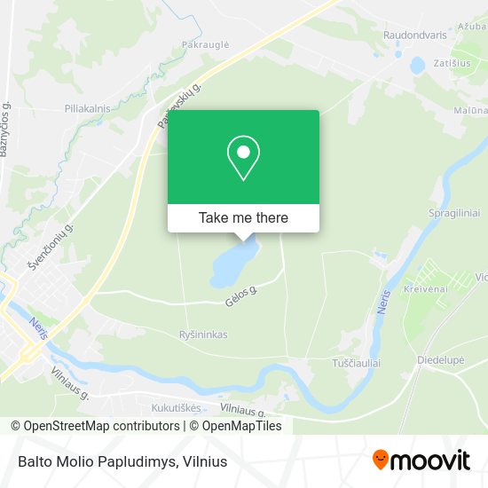 Карта Balto Molio Papludimys