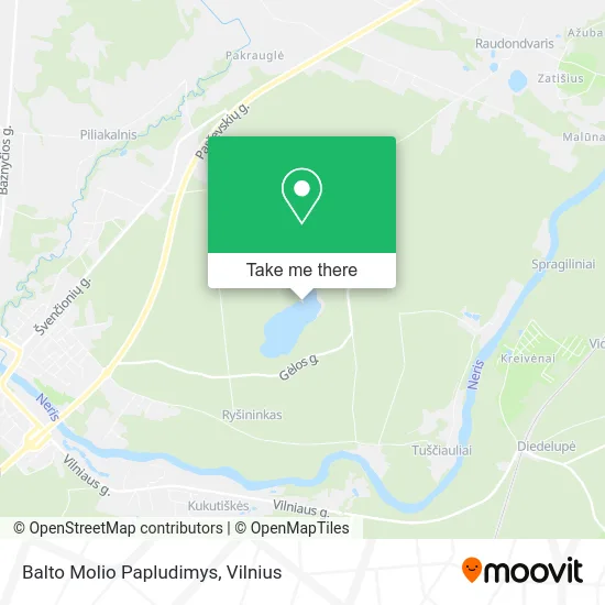 Карта Balto Molio Papludimys