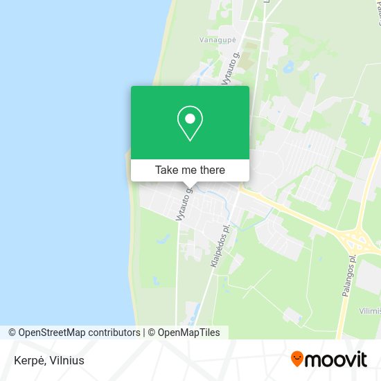 Карта Kerpė