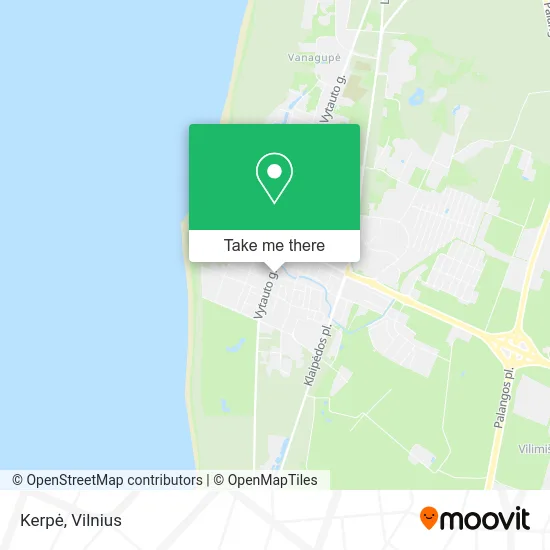Карта Kerpė