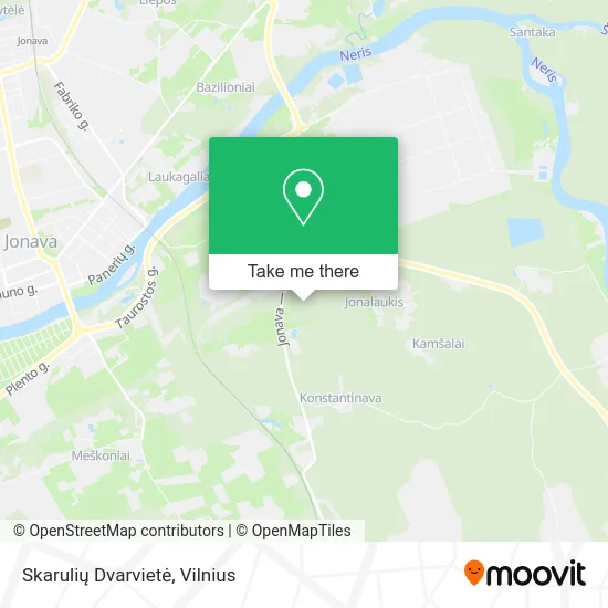 Карта Skarulių Dvarvietė