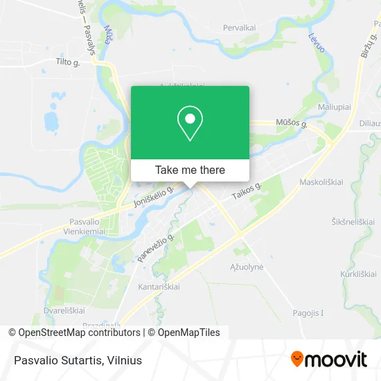 Карта Pasvalio Sutartis