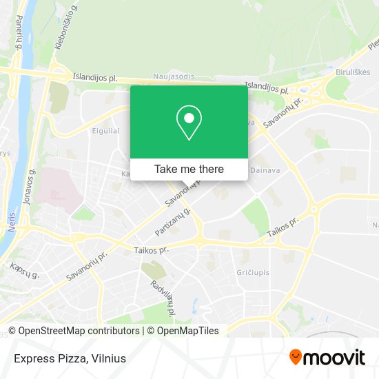 Карта Express Pizza