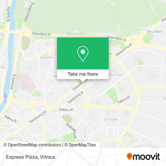 Карта Express Pizza