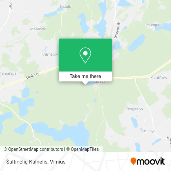 Карта Šaltinėlių Kalnelis