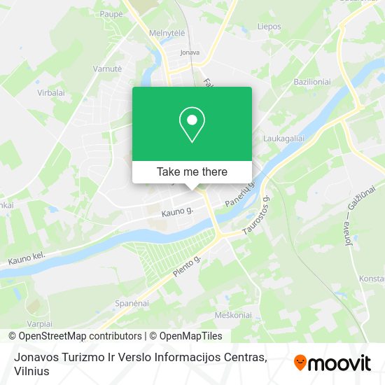 Карта Jonavos Turizmo Ir Verslo Informacijos Centras