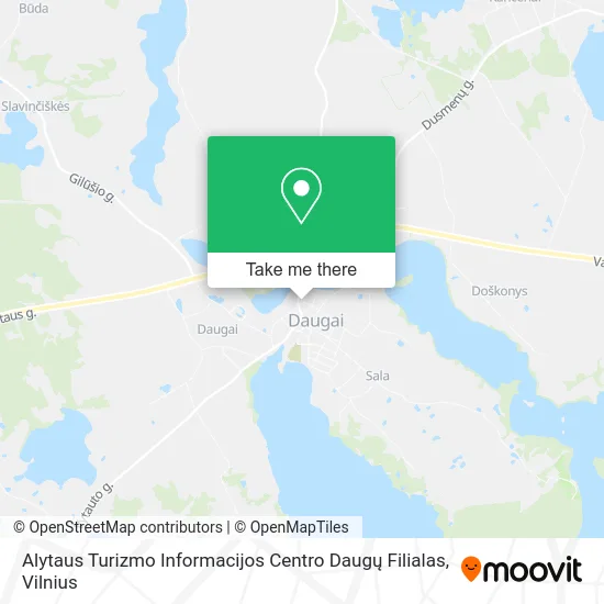 Карта Alytaus Turizmo Informacijos Centro Daugų Filialas