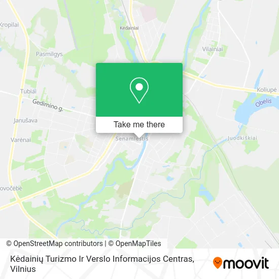 Карта Kėdainių Turizmo Ir Verslo Informacijos Centras