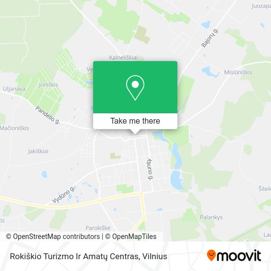 Карта Rokiškio Turizmo Ir Amatų Centras