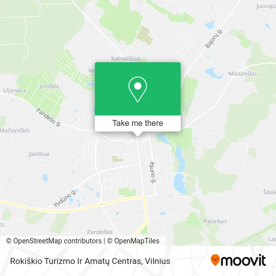 Карта Rokiškio Turizmo Ir Amatų Centras