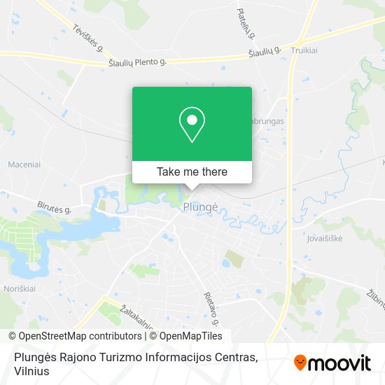 Карта Plungės Rajono Turizmo Informacijos Centras