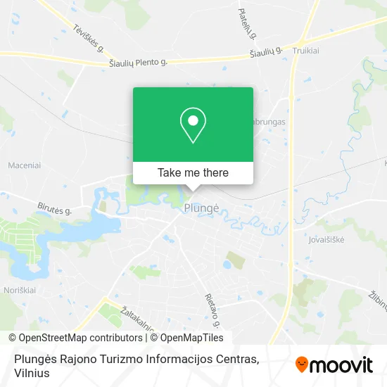 Карта Plungės Rajono Turizmo Informacijos Centras