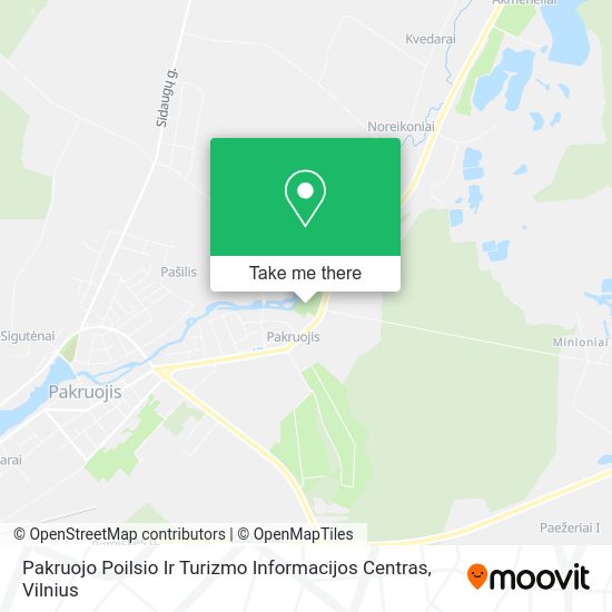 Карта Pakruojo Poilsio Ir Turizmo Informacijos Centras