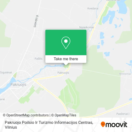 Карта Pakruojo Poilsio Ir Turizmo Informacijos Centras