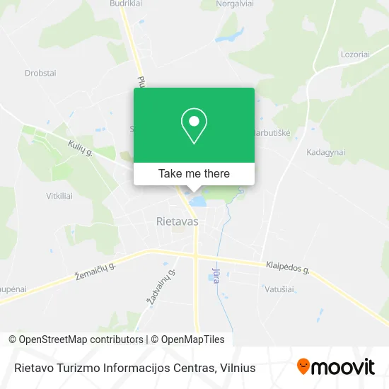 Карта Rietavo Turizmo Informacijos Centras