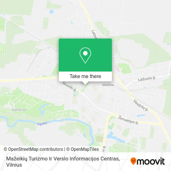 Карта Mažeikių Turizmo Ir Verslo Informacijos Centras