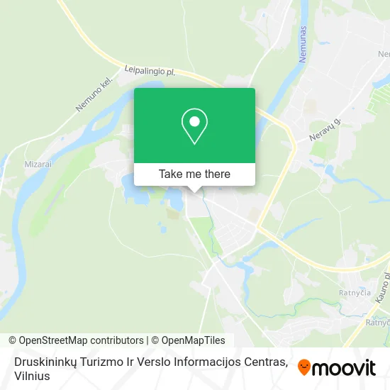 Карта Druskininkų Turizmo Ir Verslo Informacijos Centras