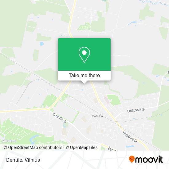 Карта Dentilė