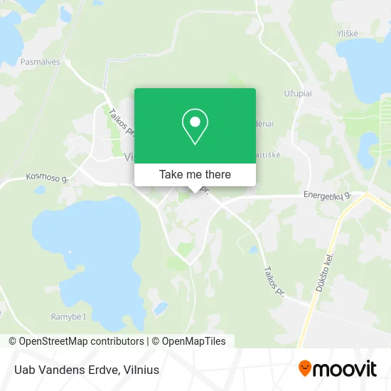Карта Uab Vandens Erdve