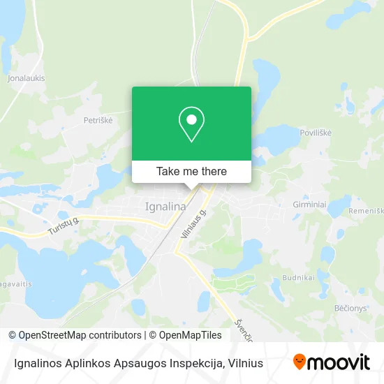 Карта Ignalinos Aplinkos Apsaugos Inspekcija