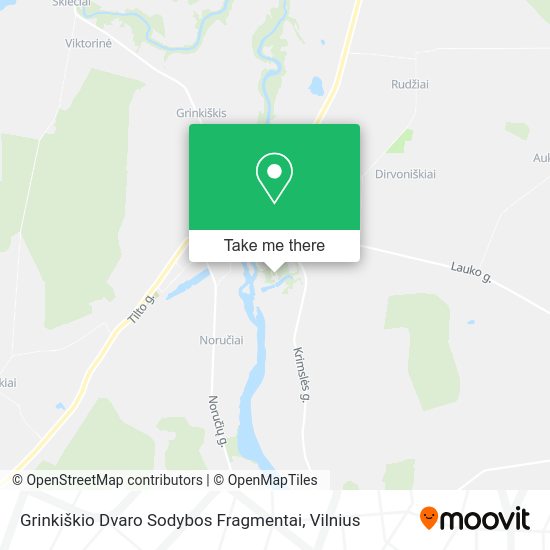 Карта Grinkiškio Dvaro Sodybos Fragmentai