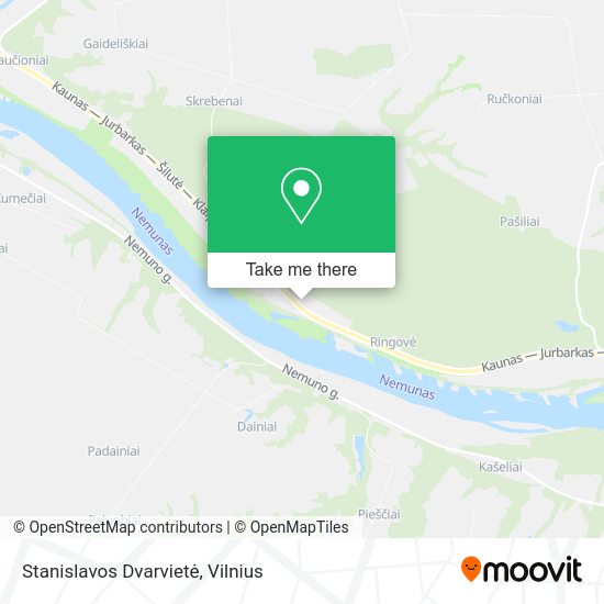 Карта Stanislavos Dvarvietė