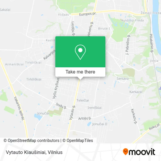Карта Vytauto Kiaušiniai