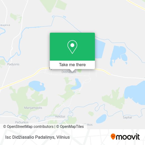 Карта Isc Didžiasalio Padalinys