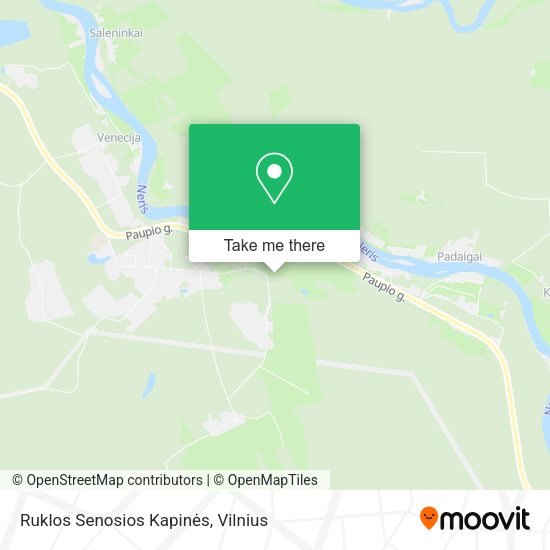 Карта Ruklos Senosios Kapinės
