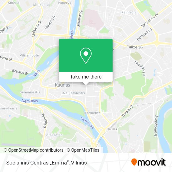 Карта Socialinis Centras „Emma“