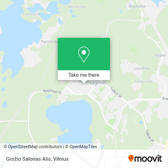 Карта Grožio Salonas Alis