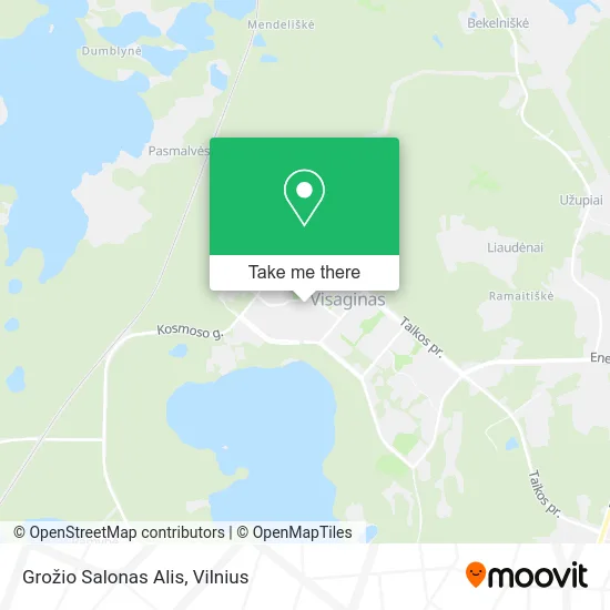 Карта Grožio Salonas Alis