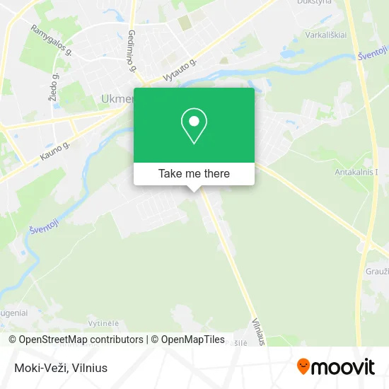 Карта Moki-Veži