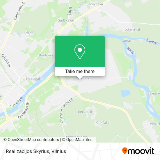 Карта Realizacijos Skyrius