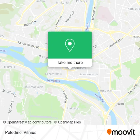 Карта Pelėdinė