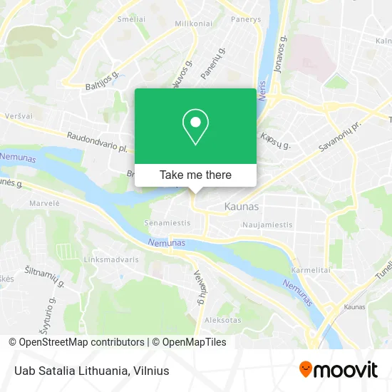 Карта Uab Satalia Lithuania