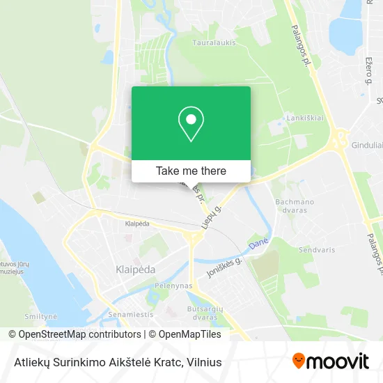 Карта Atliekų Surinkimo Aikštelė Kratc