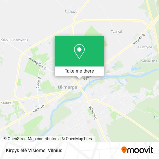 Карта Kirpyklėlė Visiems