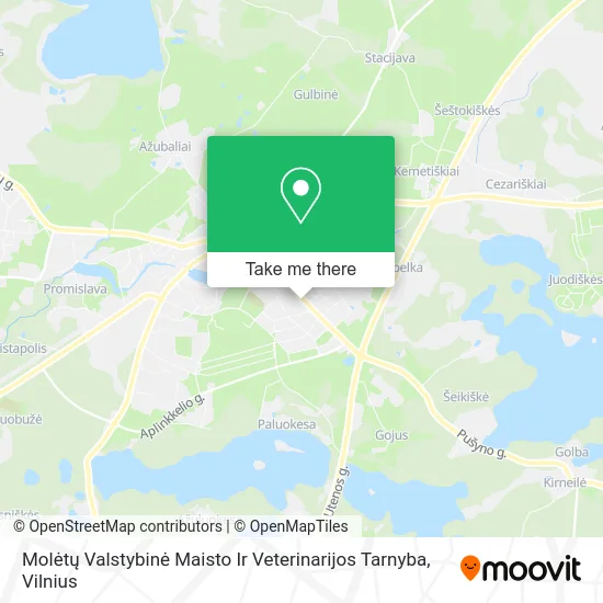 Карта Molėtų Valstybinė Maisto Ir Veterinarijos Tarnyba