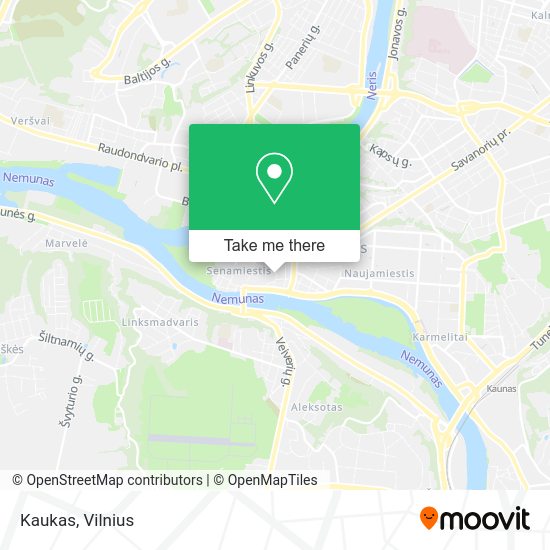 Карта Kaukas